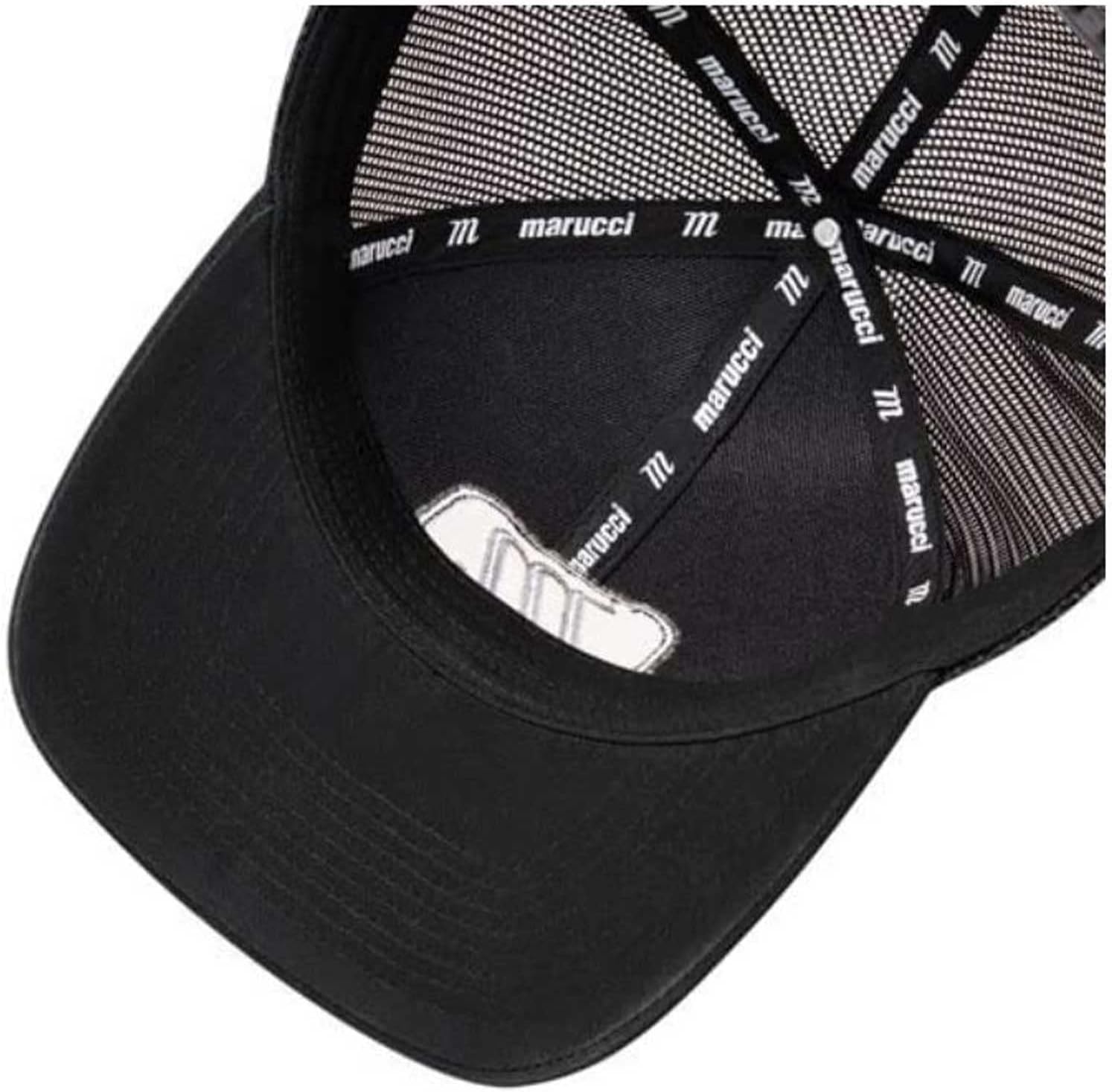 image:imageMarucci Fielders Choice Trucker Hat MAHTTRGLVPBKA Black