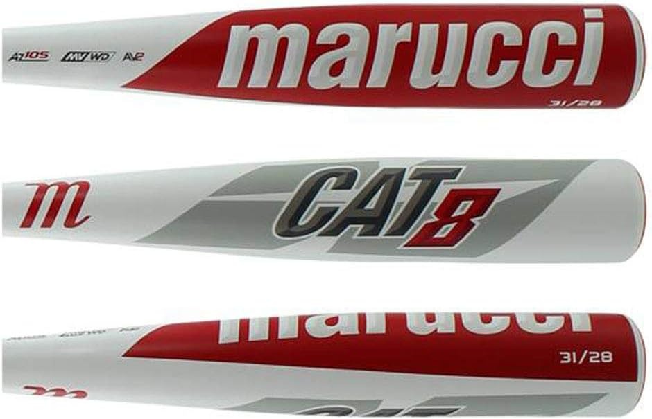 image:imageMarucci CAT8 3 BBCOR Baseball Bat 2 58 BarrelWhite