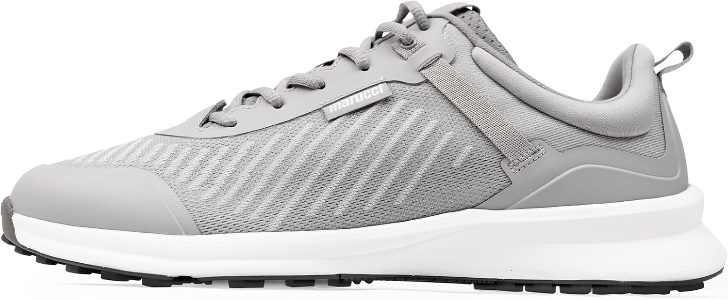 image:imageMarucci CFT Trainer Sneakers for Men Baseball Trainer Sneaker Workout Shoes for Men Secure Adjustable Fit Lightweight Breathable amp Long Lasting DurabilityGrey