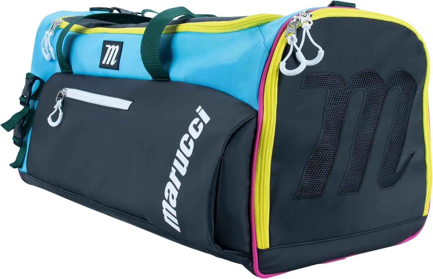 image:imageMarucci PRO UTILITY DUFFEL BAG V3 BASEBALL amp FASTPITCHBlackTealYellow