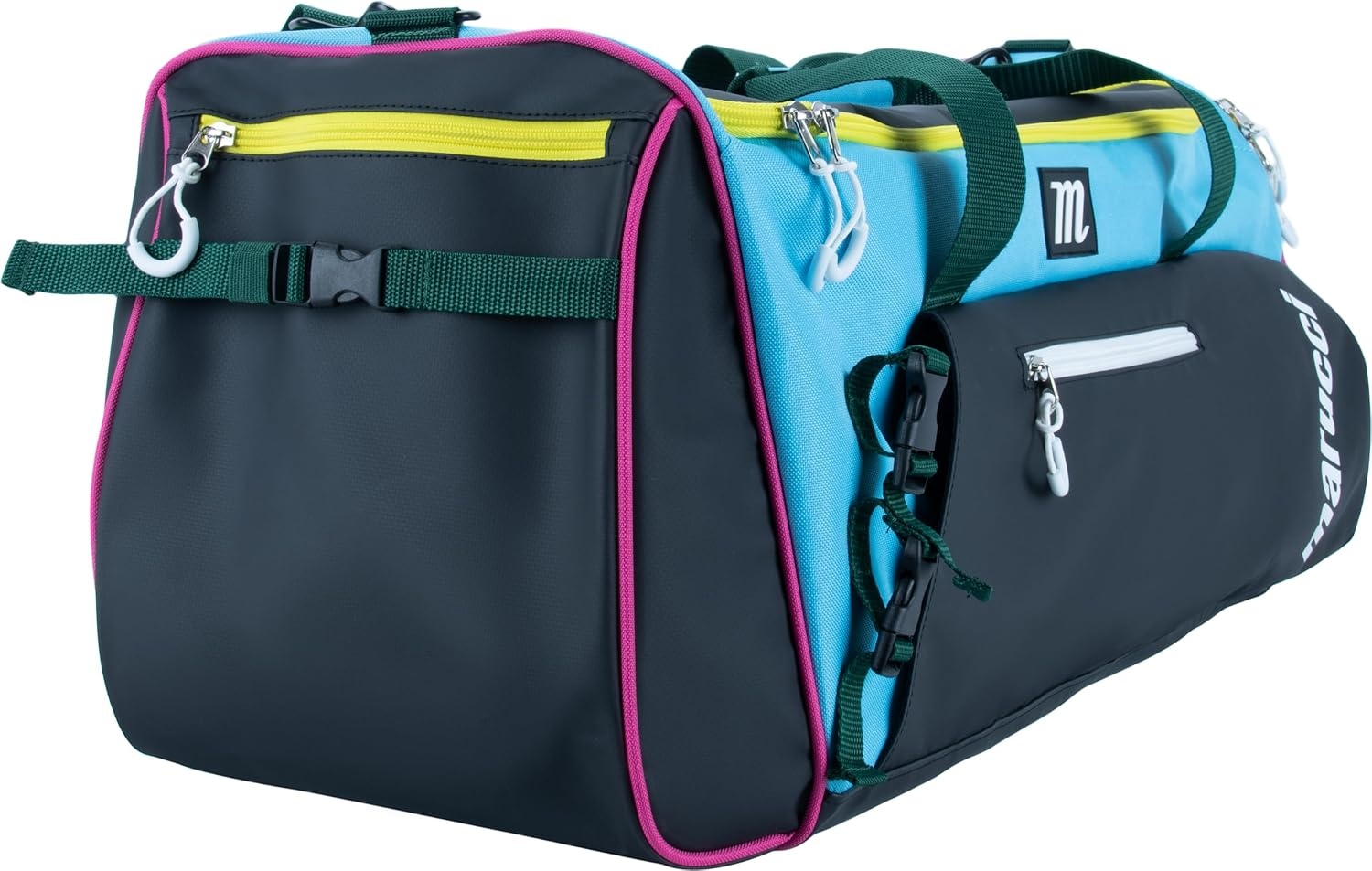 image:imageMarucci PRO UTILITY DUFFEL BAG V3 BASEBALL amp FASTPITCHBlackTealYellow