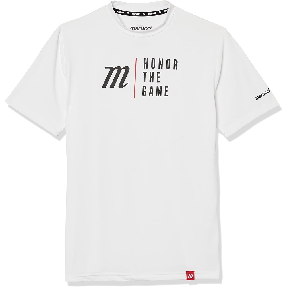 image:imageMarucci Boys Youth Honor The Game Performance Tee White Shirt White XLarge US