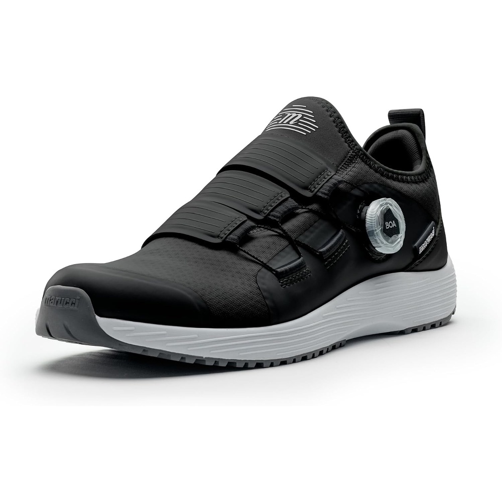 image:imageMarucci MXB Trainer BOA Sneakers for Men White Baseball Trainer Sneaker Workout Shoes for Men with BOA L6 Dial System for Secure Adjustable Fit Lightweight Breathable amp Long Lasting DurabilityBlack
