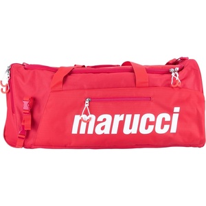MARUCCI TEAM UTILITY DUFFEL BAG V3, BASEBALL & FASTPITCH(Red)