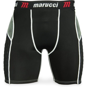 MARUCCI Youth Elite Padded Slider Shorts(Black)