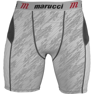 MARUCCI Youth Elite Padded Slider Shorts(White/Camo)