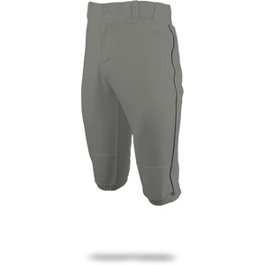 Marucci Adult EXCEL Double-Knit Piped Baseball Short Pant(Gray/Black)