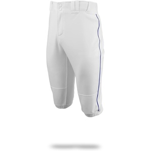 Marucci Boys Marucci Youth Excel Double-Knit Short Baseball Pant(White/Navy Blue)