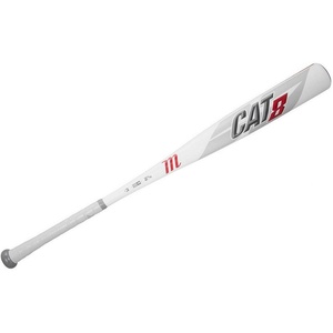 Marucci CAT8 -3 BBCOR Baseball Bat, 2 5/8″ Barrel(White)