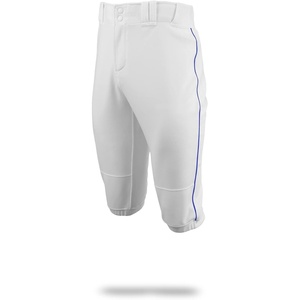 Marucci Mens Marucci Youth Excel Double-Knit Short Baseball Pant(White/Royal Blue)