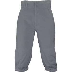 Marucci Unisex-Adult Tapered Double-Knit Short Baseball Pant(Gray)