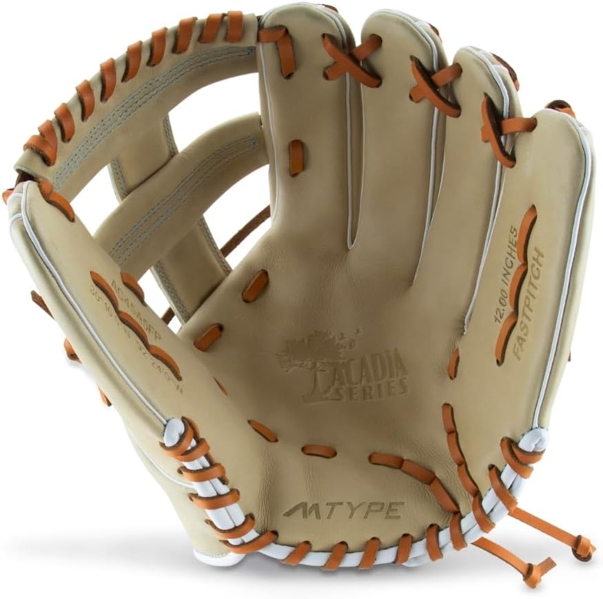 image:imageMARUCCI Acadia V3 Fastpitch Glove 1200 Braided Post Right Hand Throw1200 CAMEL