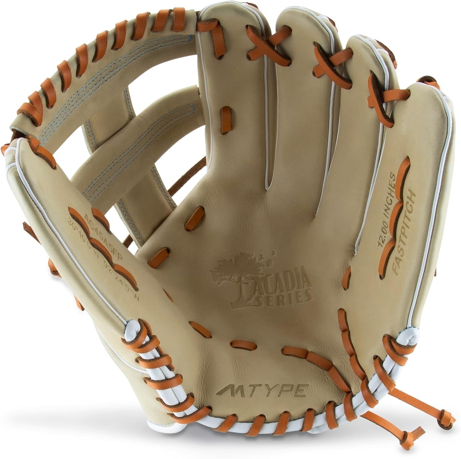 image:imageMARUCCI Acadia V3 Fastpitch Glove 1200 Braided Post Right Hand Throw1200 CAMEL