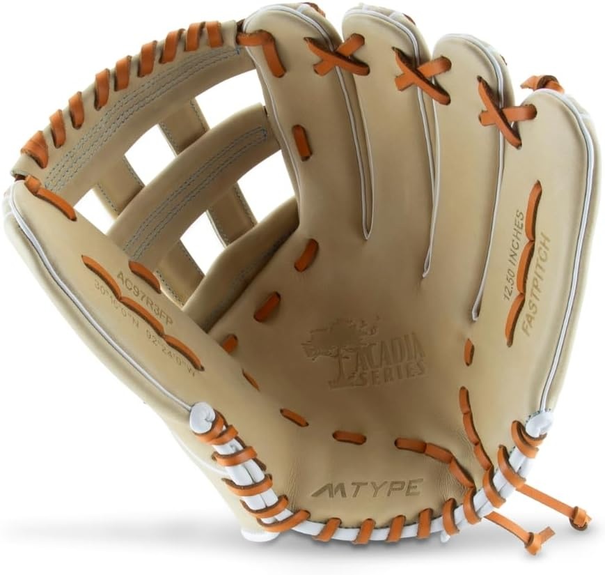 image:imageMARUCCI Acadia V3 Fastpitch Glove 1200 Braided Post Right Hand Throw1250 CAMEL