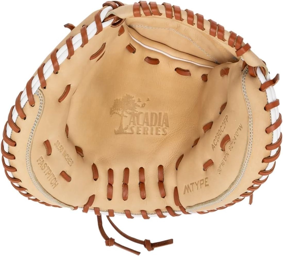 image:imageMARUCCI Acadia V3 Fastpitch Glove 1200 Braided Post Right Hand Throw3300 CAMEL
