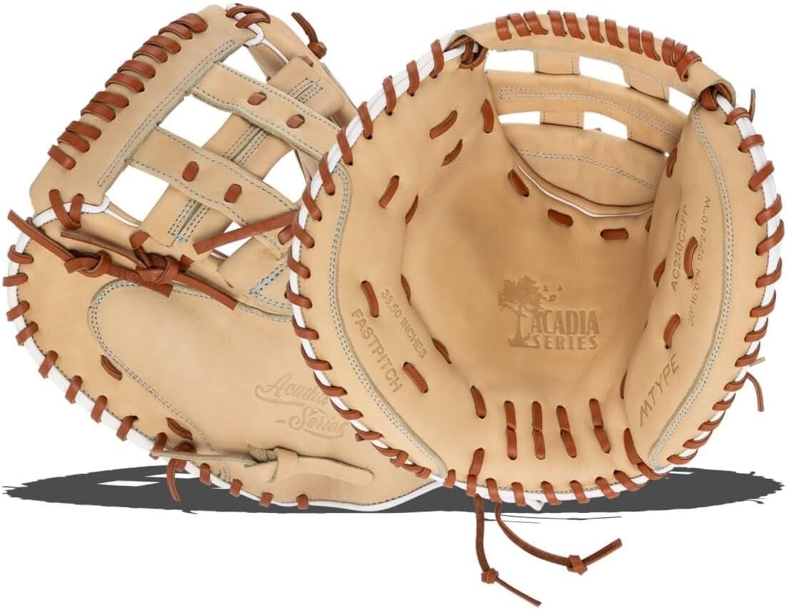 image:imageMARUCCI Acadia V3 Fastpitch Glove 1200 Braided Post Right Hand Throw3300 CAMEL