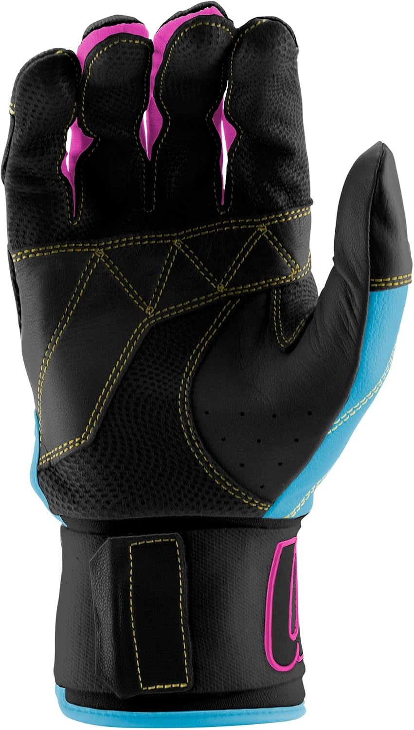 image:imageMARUCCI Blacksmith Full WRAP Adult Batting Glove V2BLACKCOLUMBIA BLUE