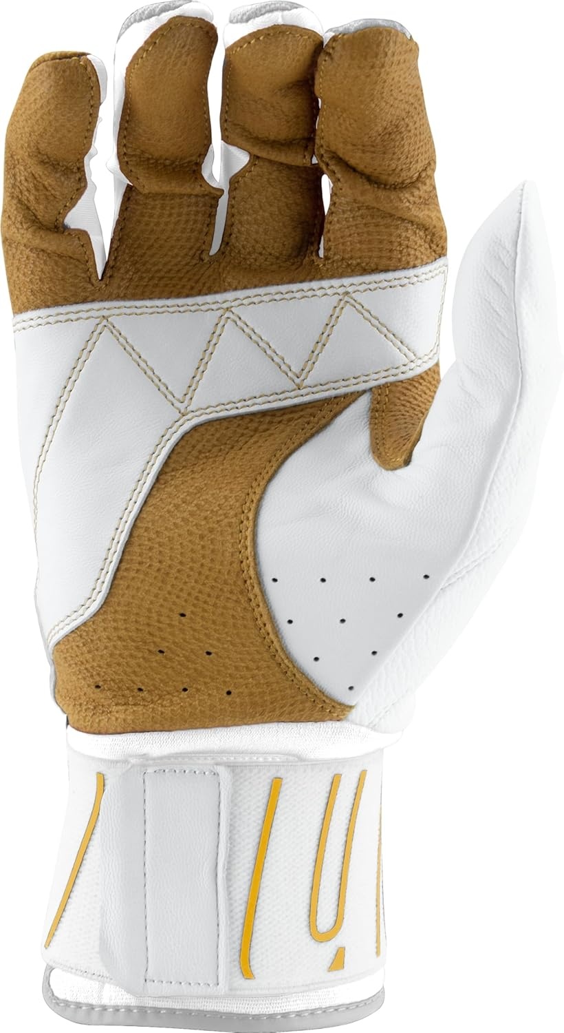 image:imageMARUCCI Blacksmith Full WRAP Adult Batting Glove V2WHITEWHITE