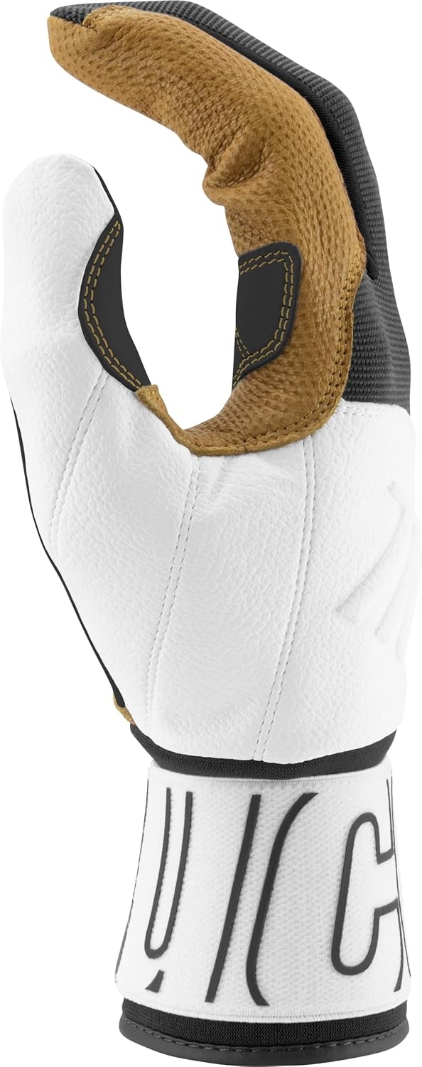 image:imageMARUCCI Blacksmith Full WRAP Youth Batting Glove V2WHITEBLACK