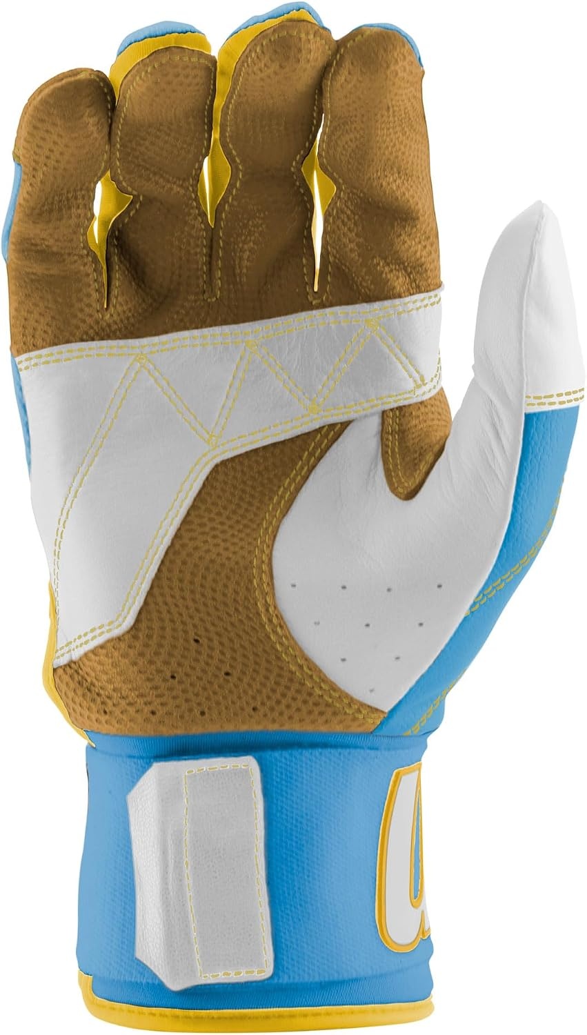 image:imageMARUCCI Blacksmith V2 Youth Batting Gloves Columbia BlueYellow YL