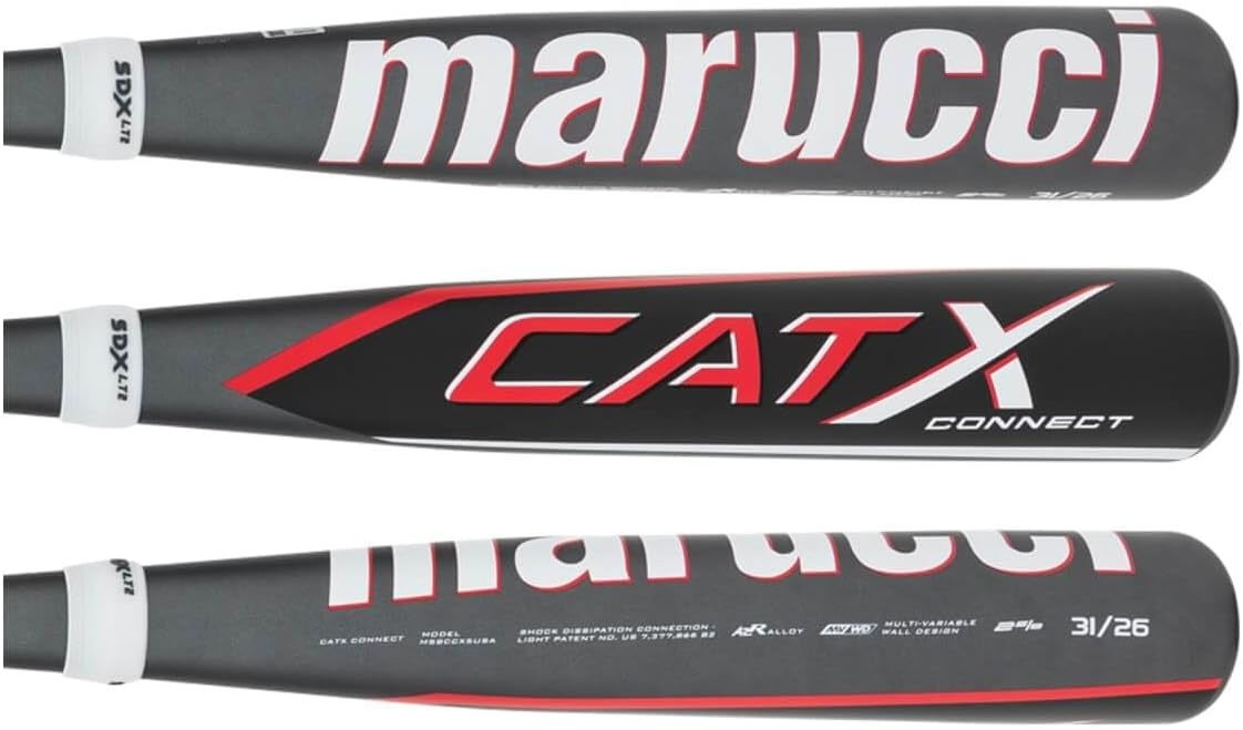 image:imageMARUCCI CATX Connect USA Aluminum Baseball BAT 2 58 Barrel 5 8 and 115