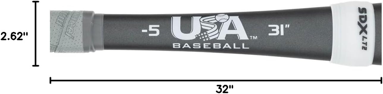 image:imageMARUCCI CATX Connect USA Aluminum Baseball BAT 2 58 Barrel 5 8 and 115