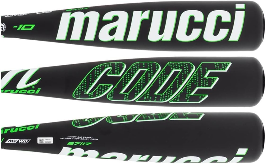 image:imageMARUCCI Code JBB 10 Aluminum Baseball BAT 2 34 Barrel26 16 oz