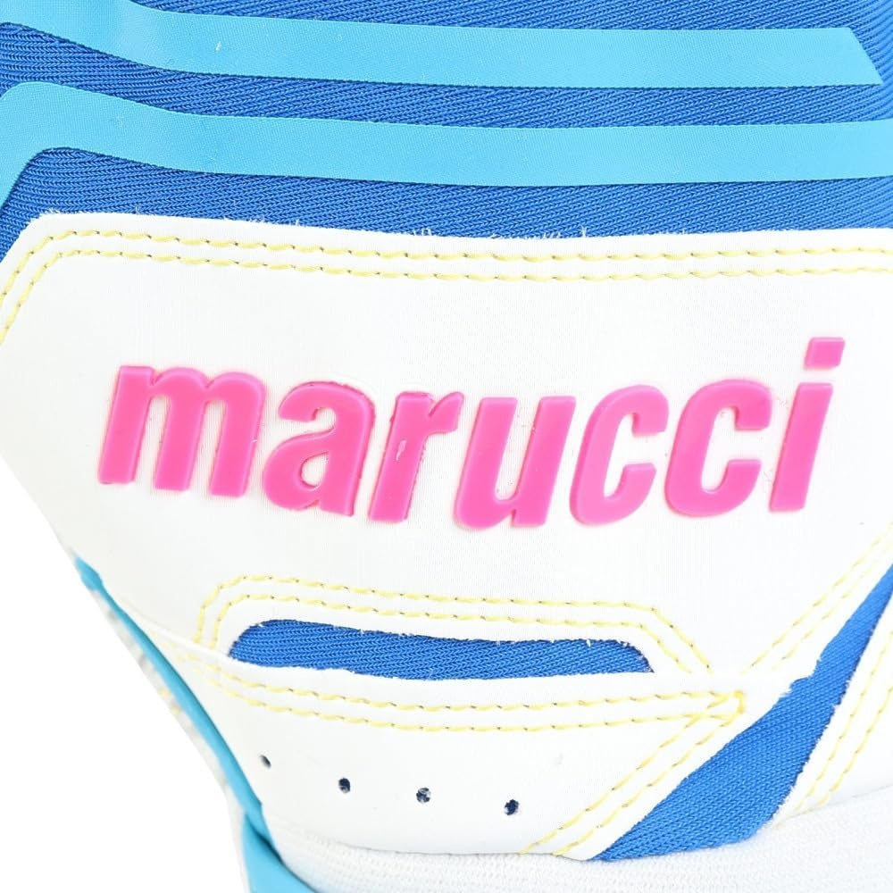 image:imageMARUCCI FUZN PRO Adult Batting Gloves WhiteColumbia BluePink AS