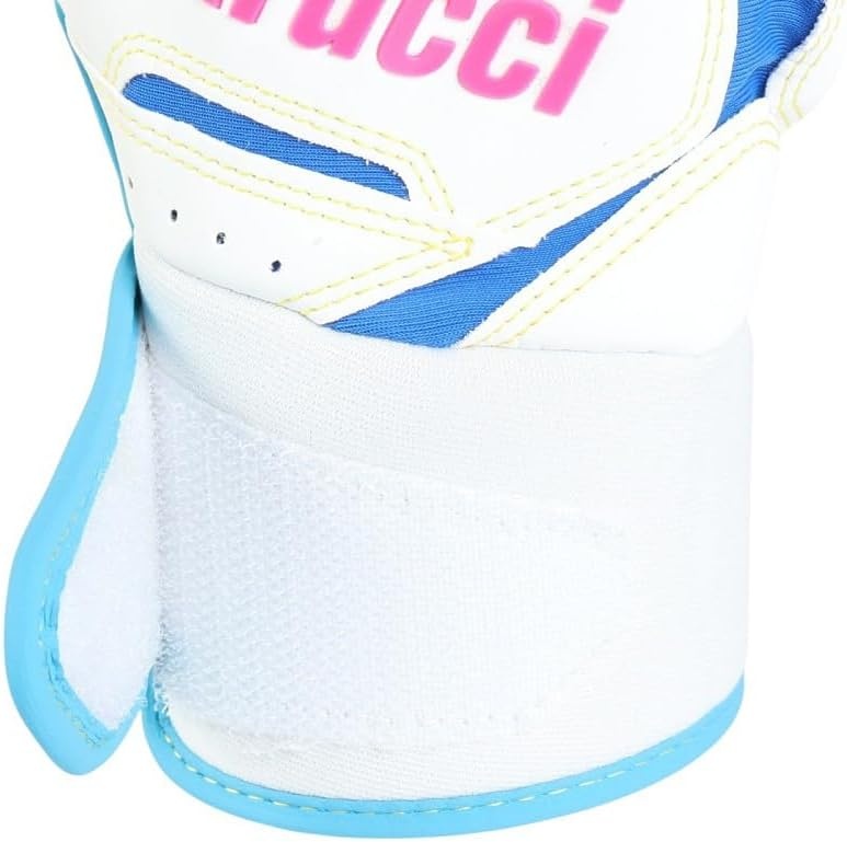 image:imageMARUCCI FUZN PRO Adult Batting Gloves WhiteColumbia BluePink AS