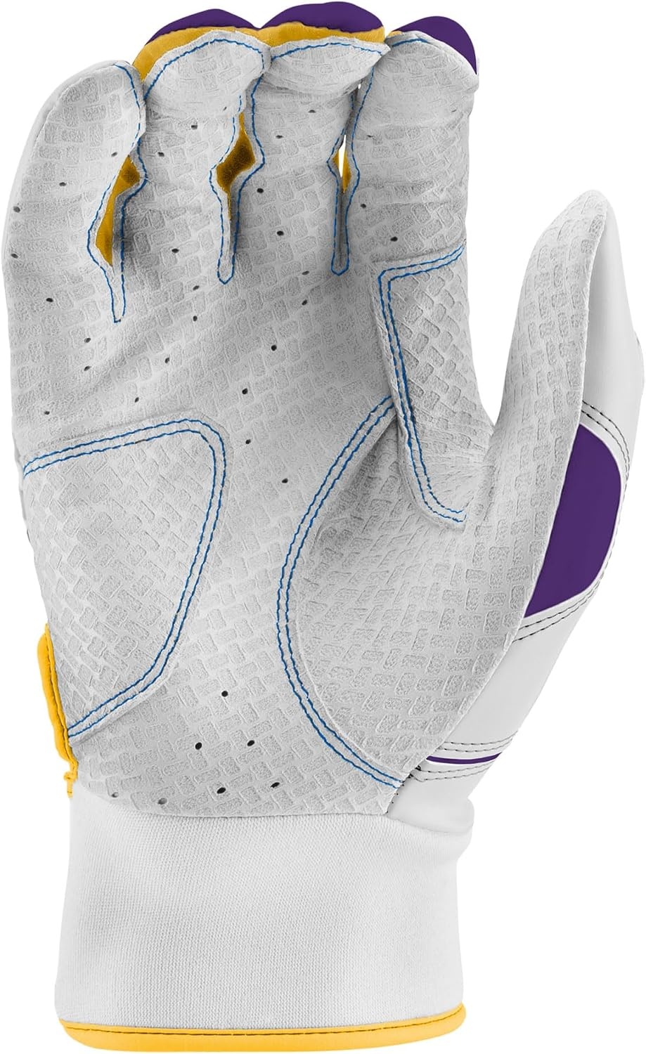 image:imageMARUCCI FUZN PRO Adult Batting Gloves WhitePurpleYellow AXXL
