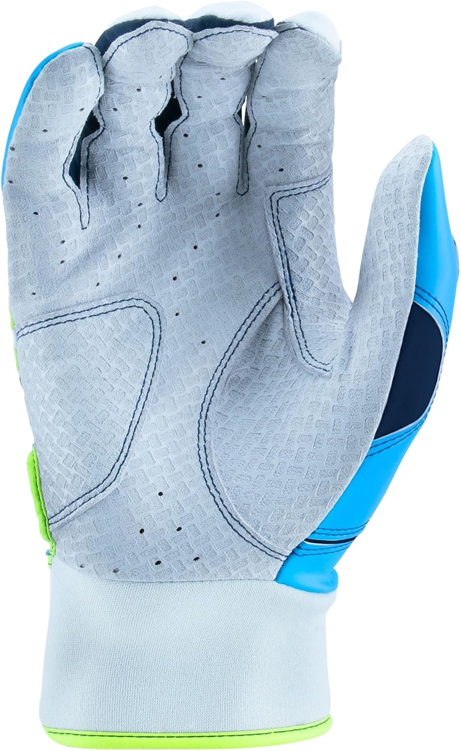 image:imageMARUCCI FUZN PRO Adult Batting Gloves WhiteTealNavy Blue AXL
