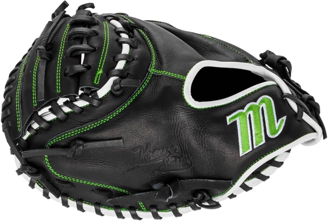 image:imageMARUCCI Krewe V3 Series Baseball GloveBLACKNEON GREEN