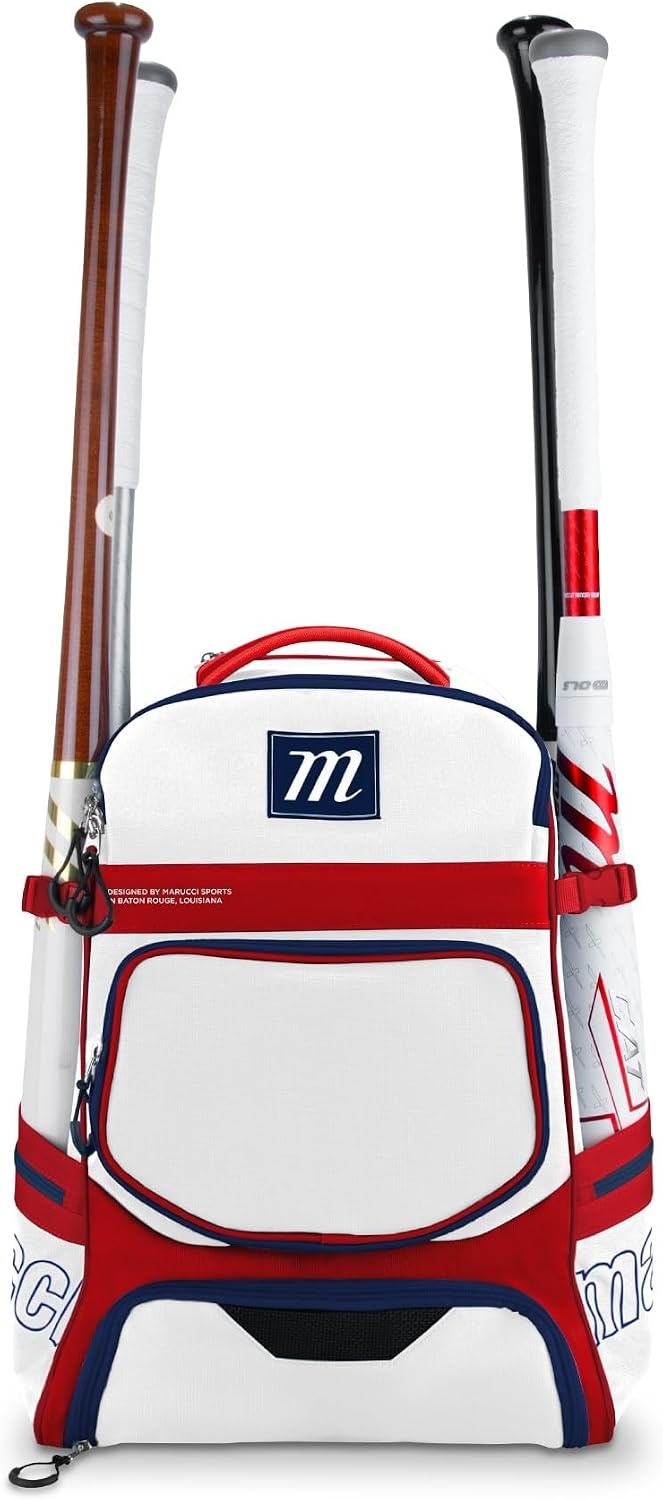 image:imageMARUCCI RANGR BAT PACKWHITENAVY BLUERED