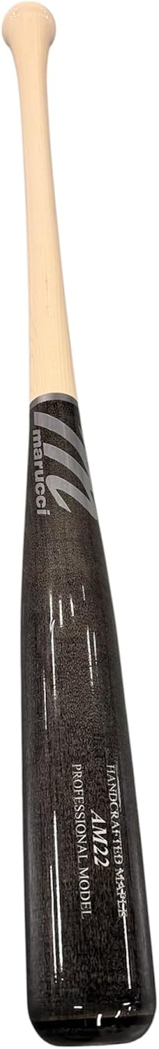 image:imageMarucci AM22 Pro Maple Wood Baseball Bat WhitewashFog Adult Wooden Bat for Training and Game Play Power Hitter DesignWWFG