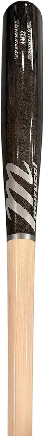 image:imageMarucci AM22 Pro Maple Wood Baseball Bat WhitewashFog Adult Wooden Bat for Training and Game Play Power Hitter DesignWWFG