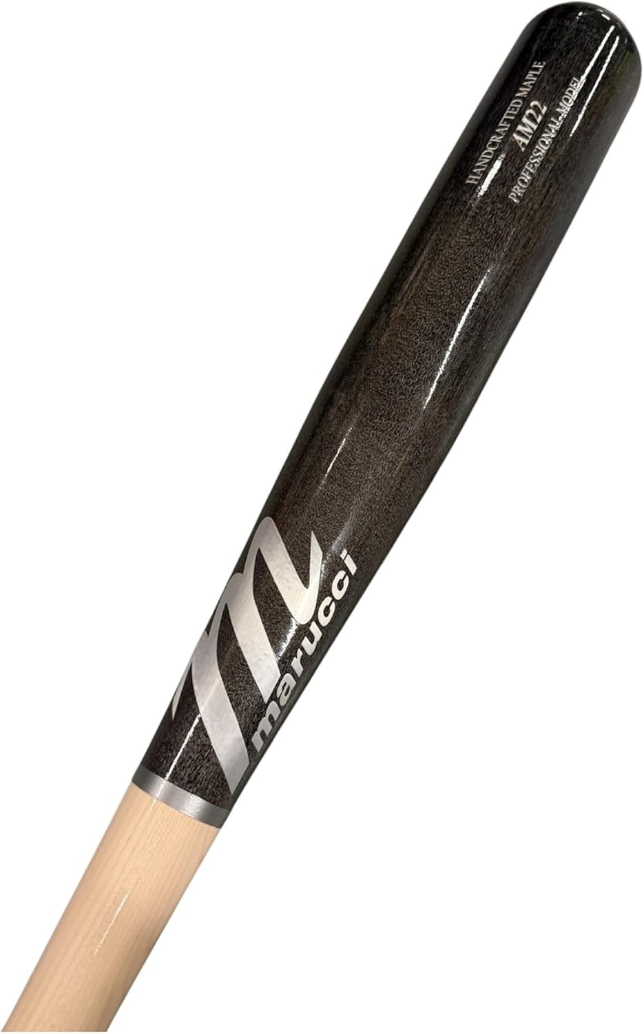image:imageMarucci AM22 Pro Maple Wood Baseball Bat WhitewashFog Adult Wooden Bat for Training and Game Play Power Hitter DesignWWFG
