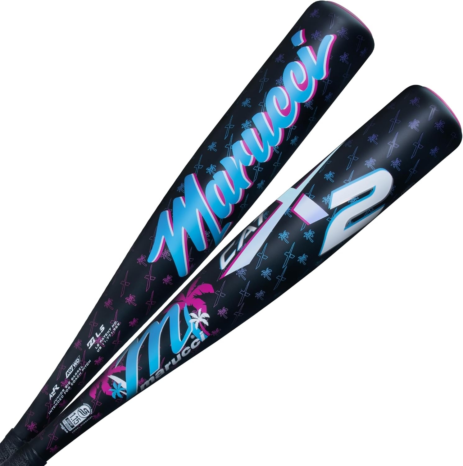 image:imageMarucci CATX2 Junior Big Barrel Baseball Bat 2 34 Barrel 10 Drop USSSA24 14 oz