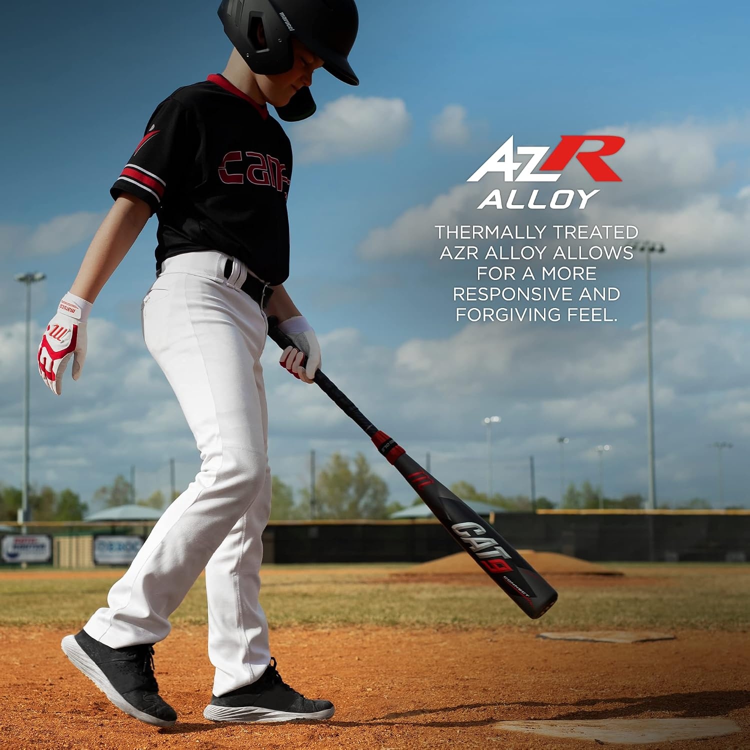 image:imageMarucci Cat9 Connect USSSA Senior League Metal Baseball Bat 2 34 Barrel 5 8 and 1028 18 oz