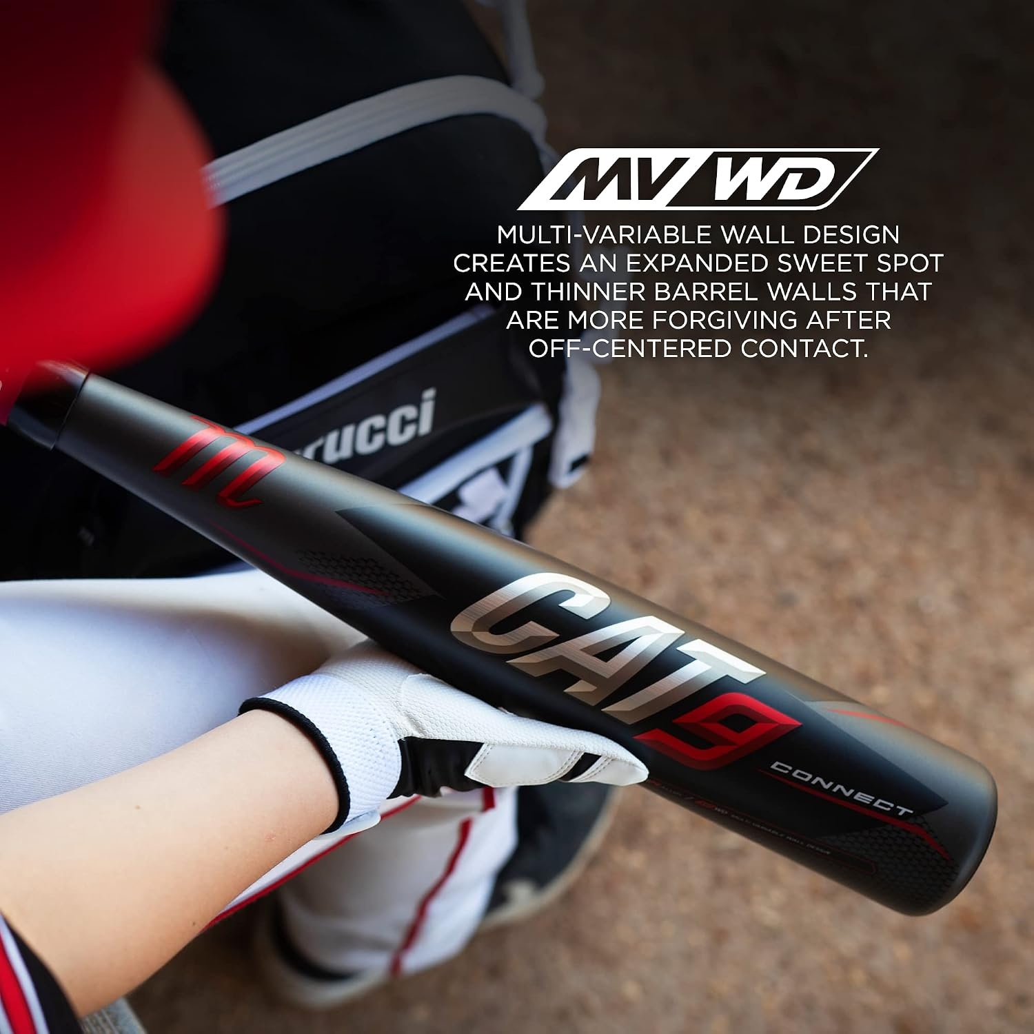 image:imageMarucci Cat9 Connect USSSA Senior League Metal Baseball Bat 2 34 Barrel 5 8 and 1031 26 oz
