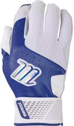 image:imageMarucci Crest BaseballFastpitch Batting GlovesNavy Blue White