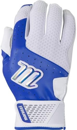 image:imageMarucci Crest BaseballFastpitch Batting GlovesRoyal Blue White