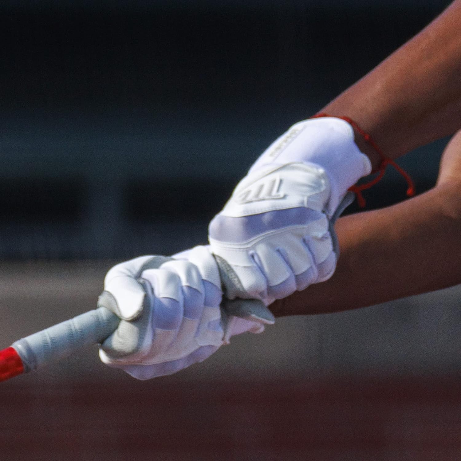 image:imageMarucci MARUCCI Adult Full WRAP Signature Batting GloveWHITE