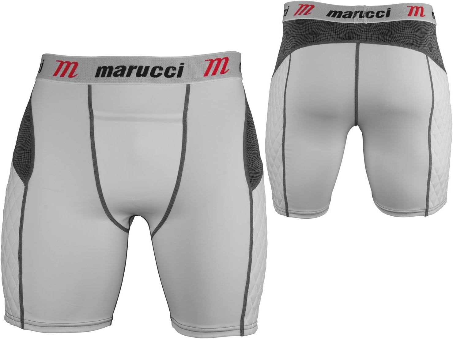 image:imageMarucci Mens Marucci Adult Elite Padded Slider ShortsWhite