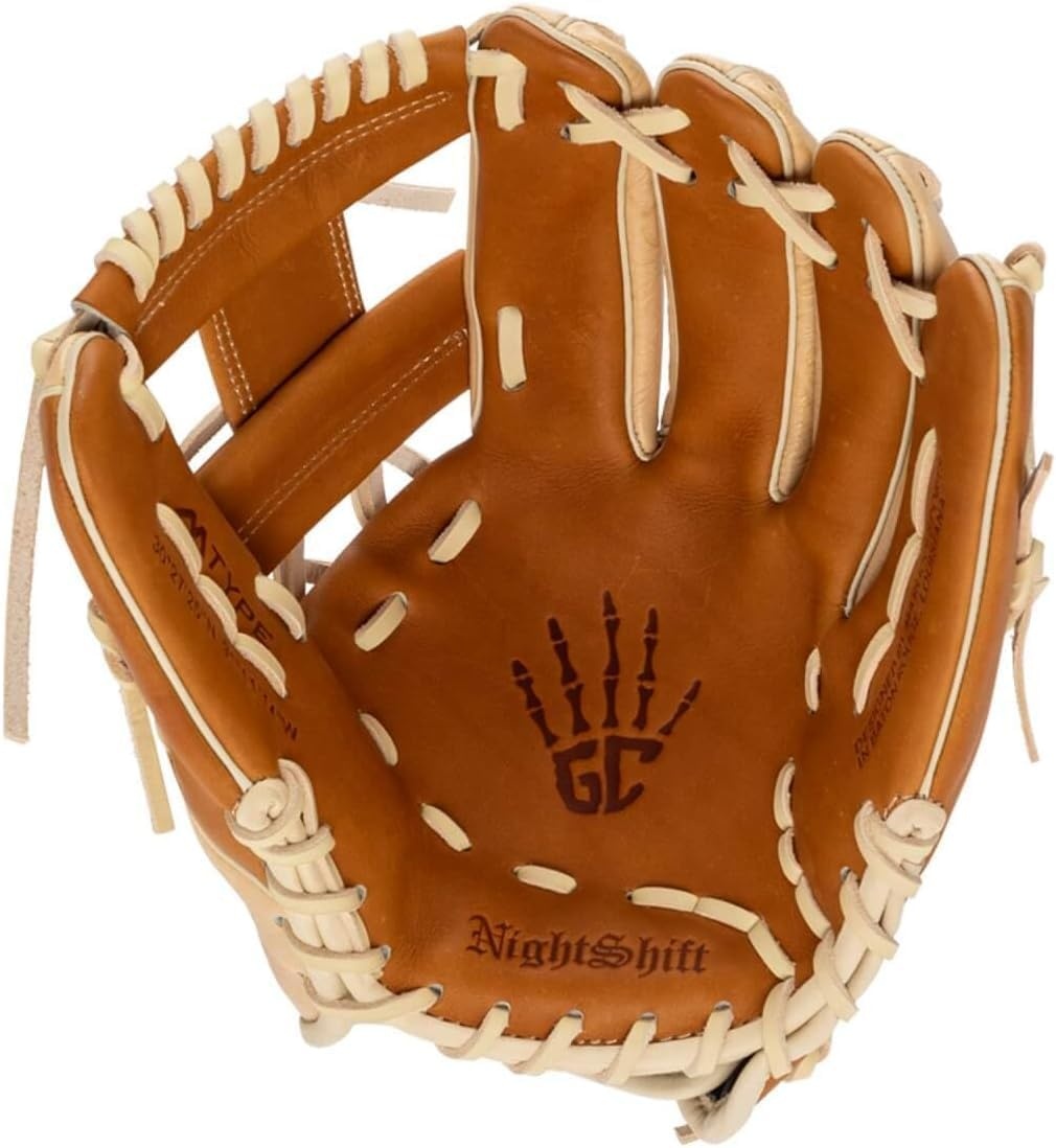 image:imageMarucci Nightshift Nightcrawl Limited Edition Baseball Glove Single Post BlackBrown 1175 Right Hand