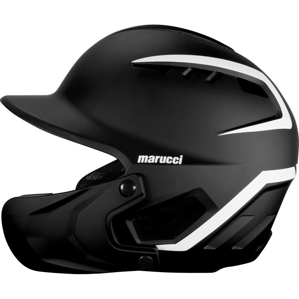 image:imageMarucci DuraVent TwoTone Batting Helmet NOCSAE Certified Black Senior