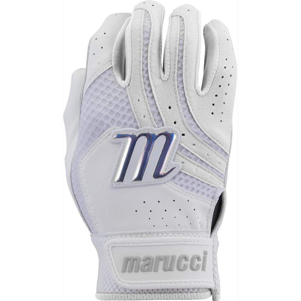 image:imageMarucci Medallion Fastpitch Batting GlovesWhite White