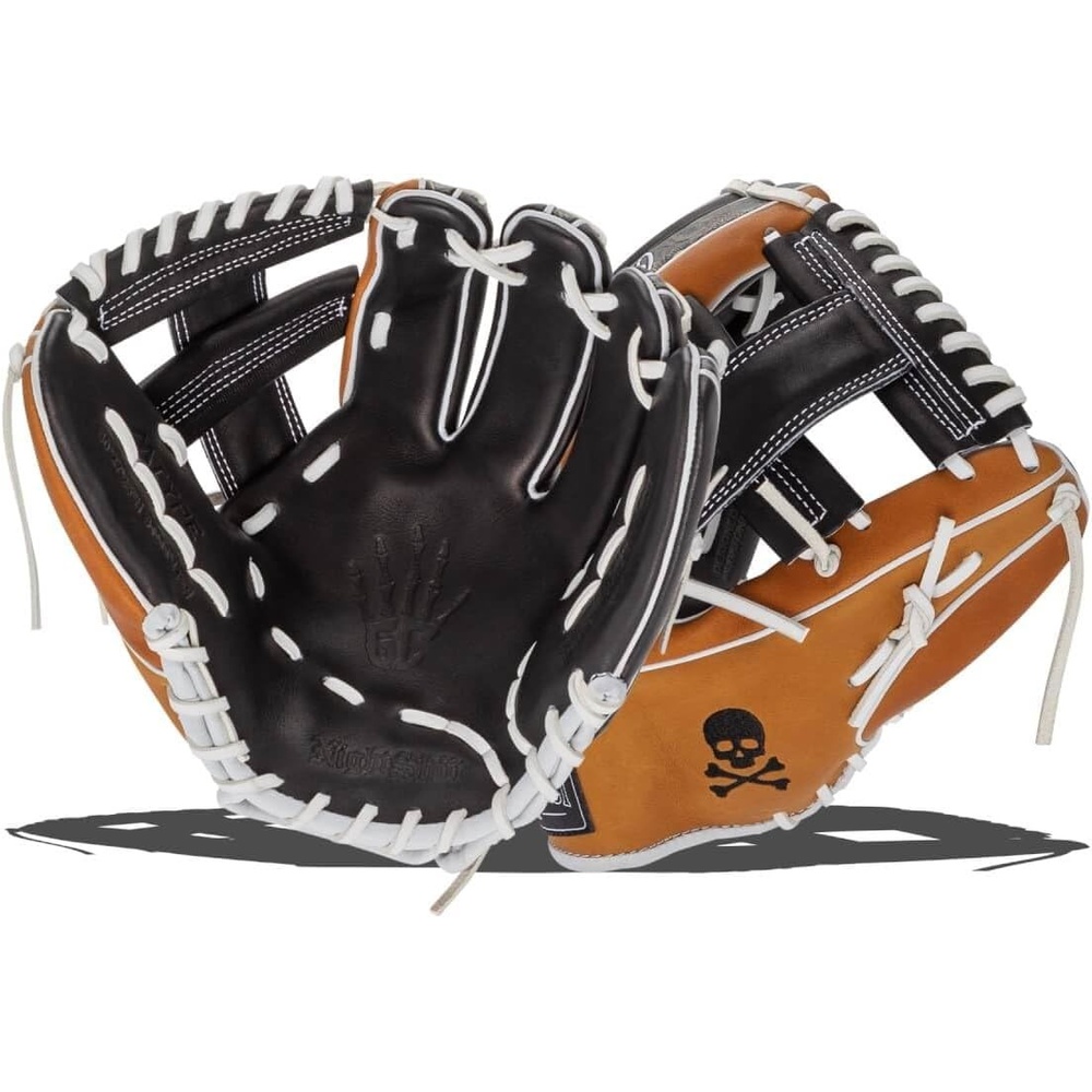 image:imageMarucci Nightshift Nightcrawl Limited Edition Baseball Glove Single Post BlackBrown 1175 Right Hand