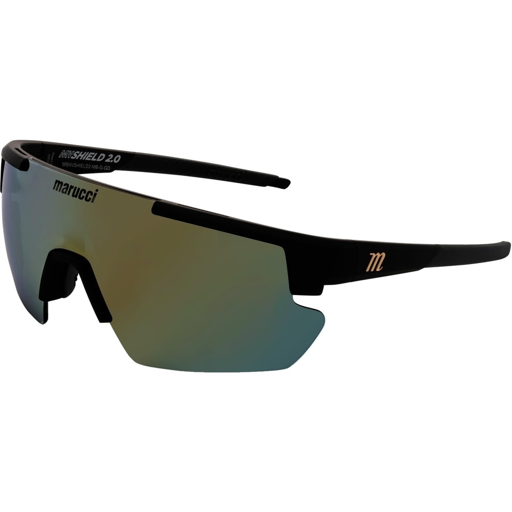 image:imageMarucci SHIELD 20 MATTE BLACKGREY WGOLD MIRROR