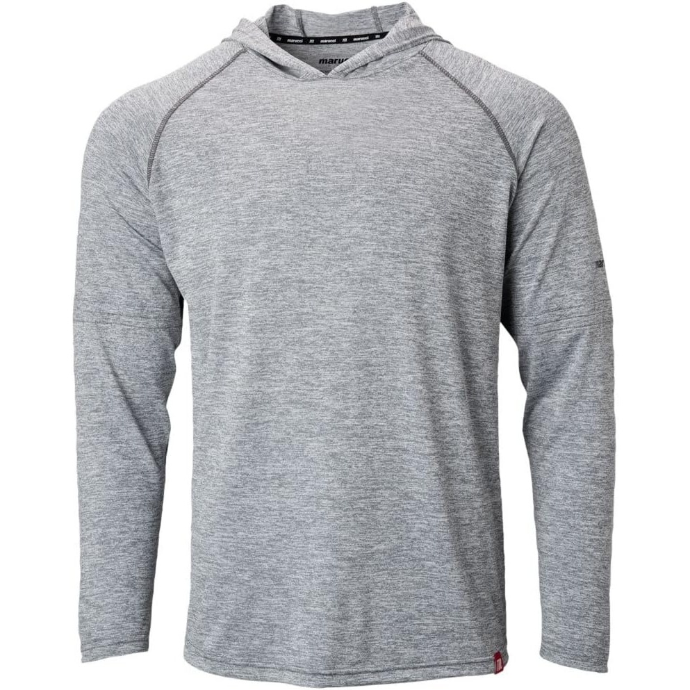 image:imageMarucci Sports Mens Hooded Marle Top Gray Gray Adult Extra Large Marled Hoodies Mens Apparel MAHMRLGYAXL