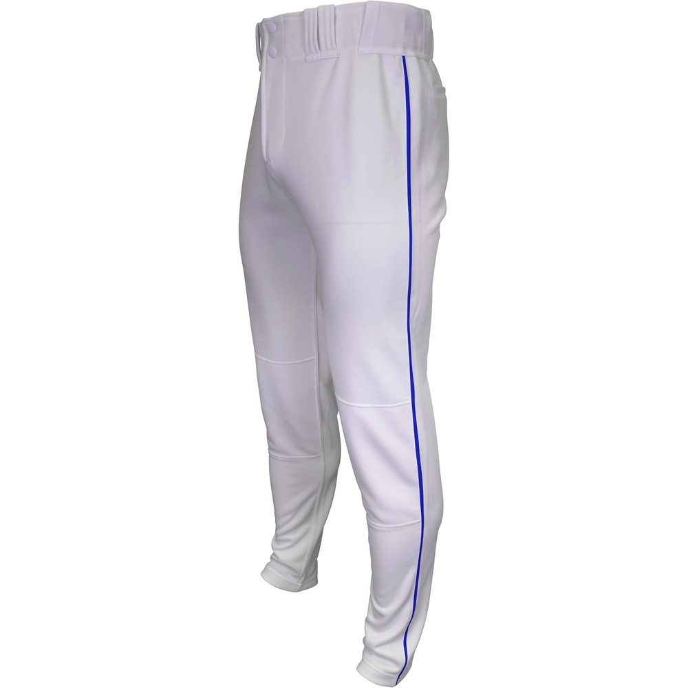 image:imageMarucci Sports Tapered DoubleKnit Piped Pant WhiteRoyal Blue WhiteRoyal Blue Adult Extra Large DoubleKnit Pants Mens Apparel MAPTTDKPIPWRBAXL